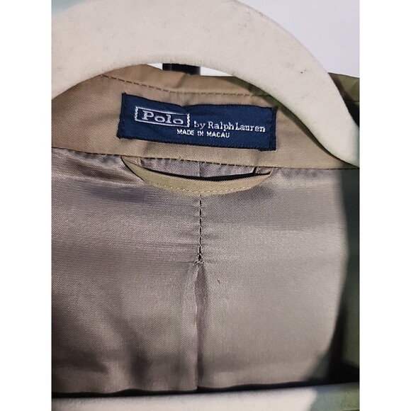 Polo Ralph Lauren Tan Chino Khaki Sport Coat Blazer Jacket Men's 40R - Picture 4 of 14